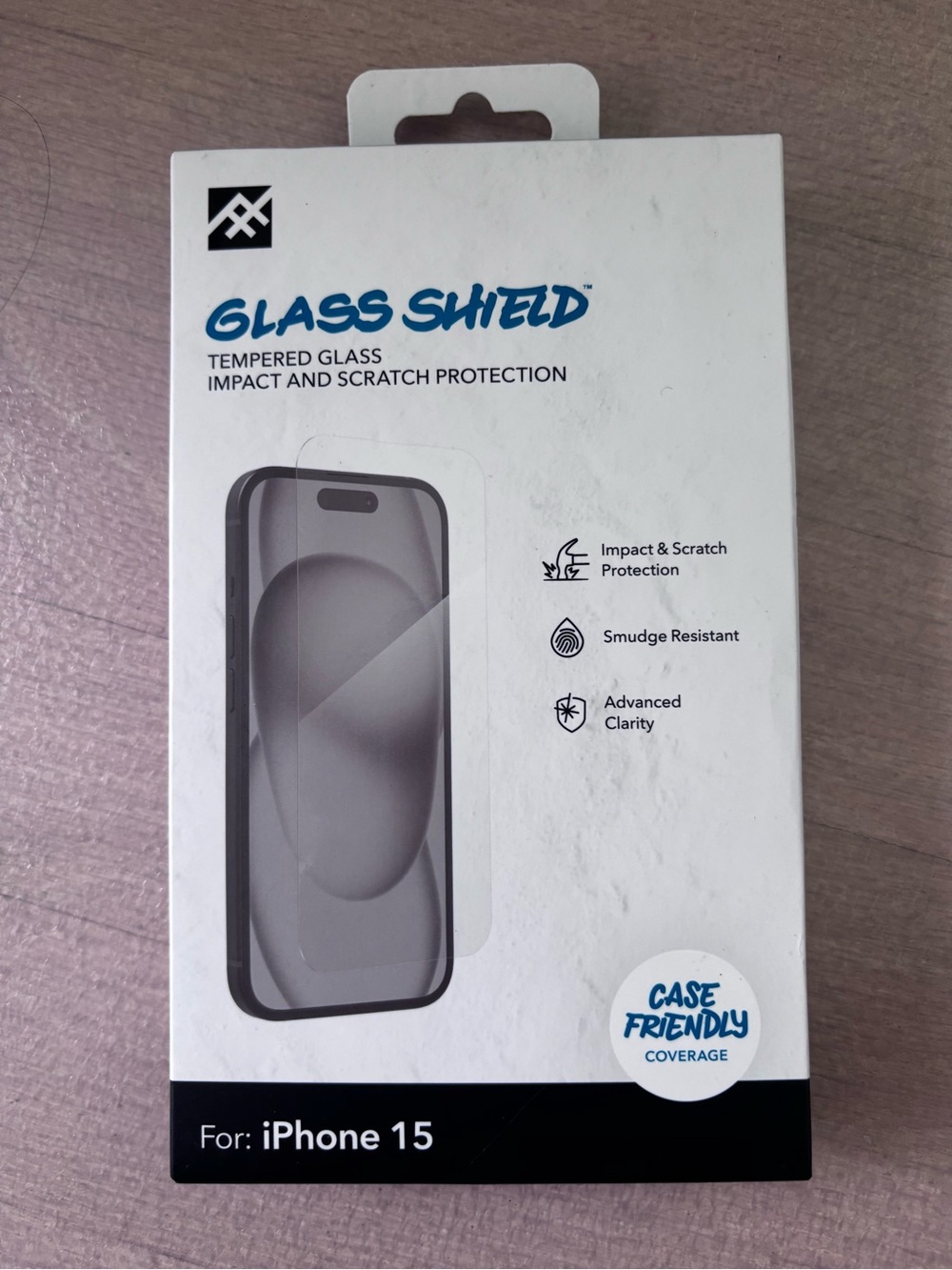 Tempered Glass Screen Protector for iPhone 15
